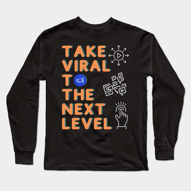 Viral Long Sleeve T-Shirt by BndhtArt